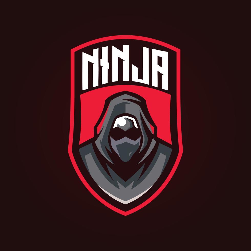 Ninja Mascot Logo Templates vector