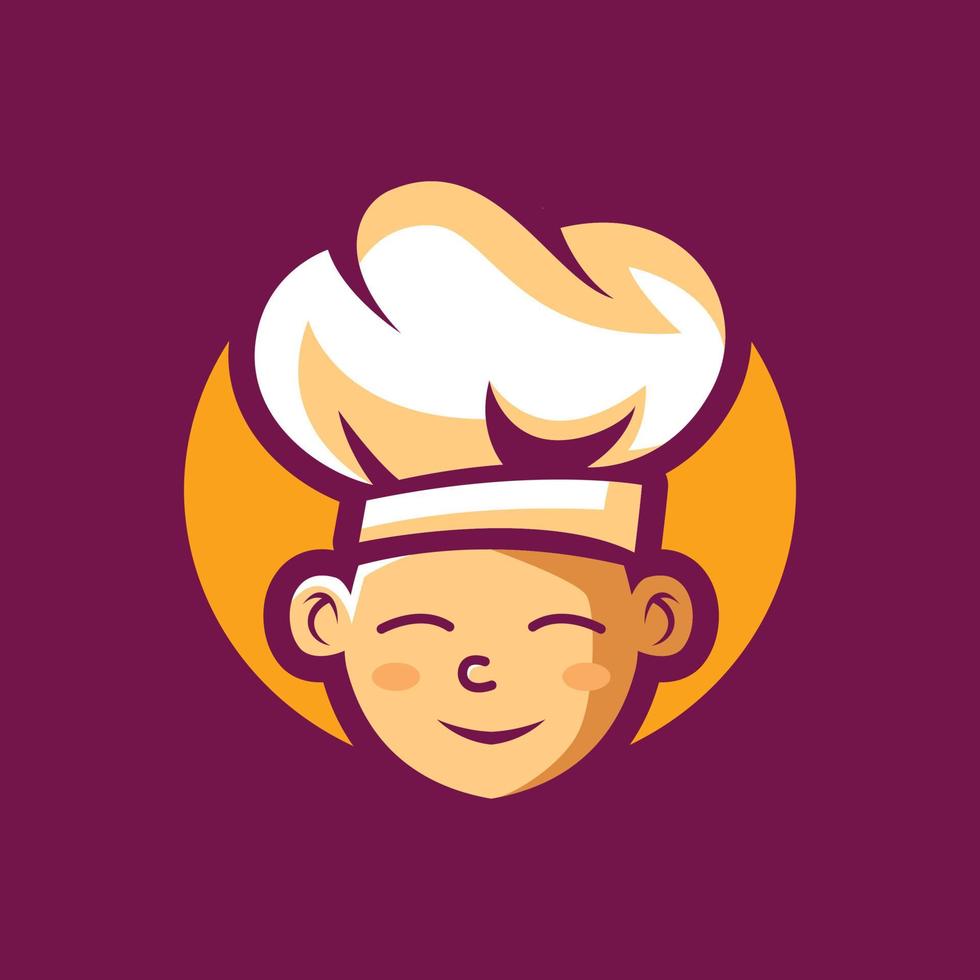 plantillas de logotipo de maestro chef vector