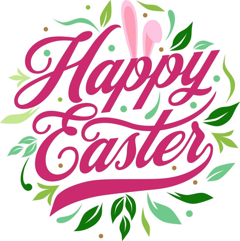 Happy Easter Letter vector