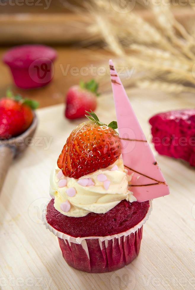 postres de pastel de taza foto
