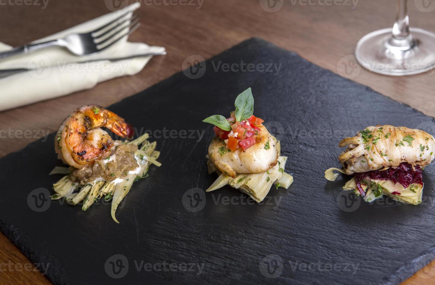 Fusion Italian food photo
