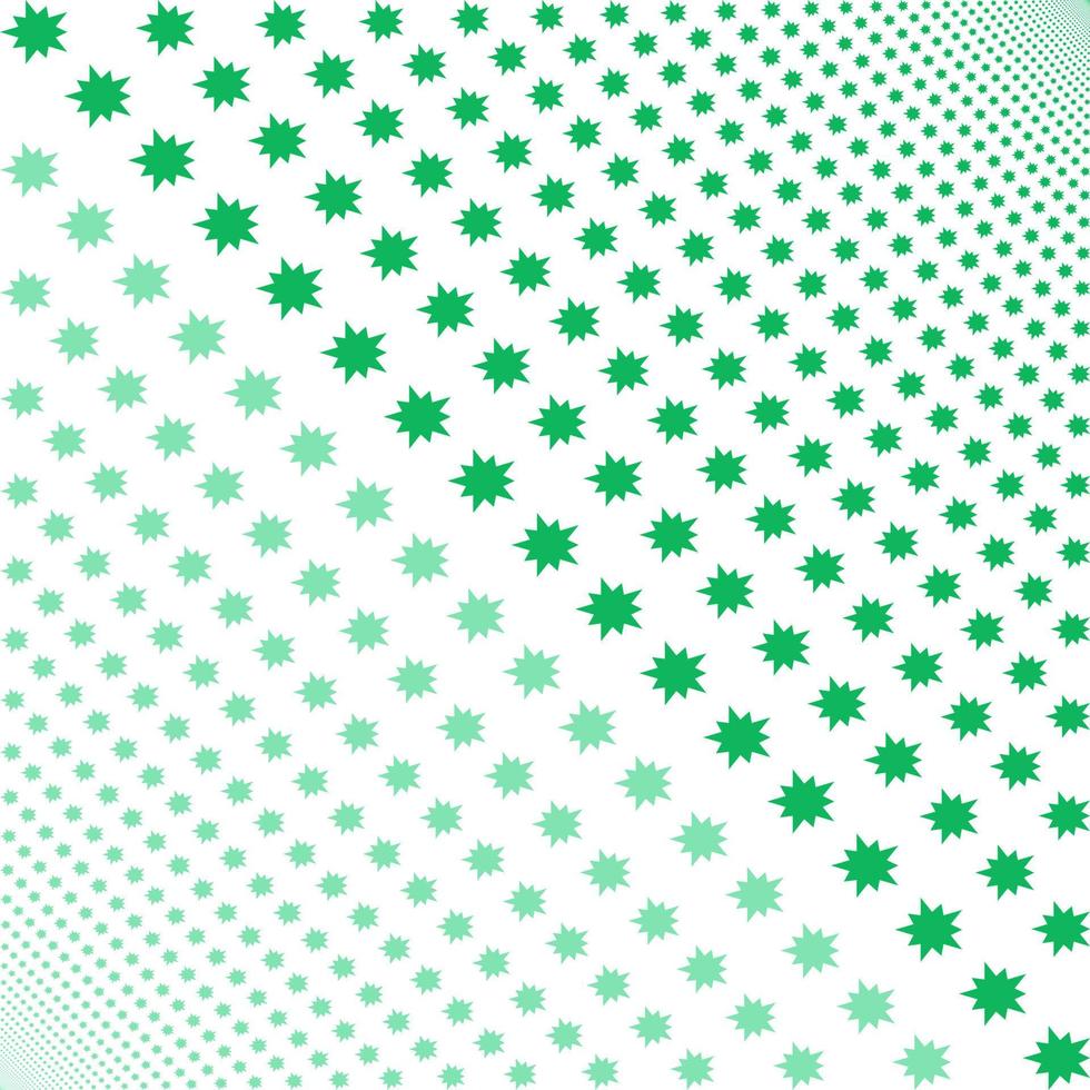 geometric background light green star shape vector