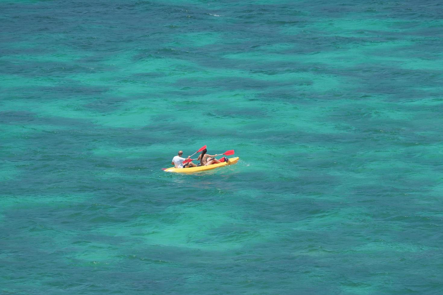 kayaking in sea photo