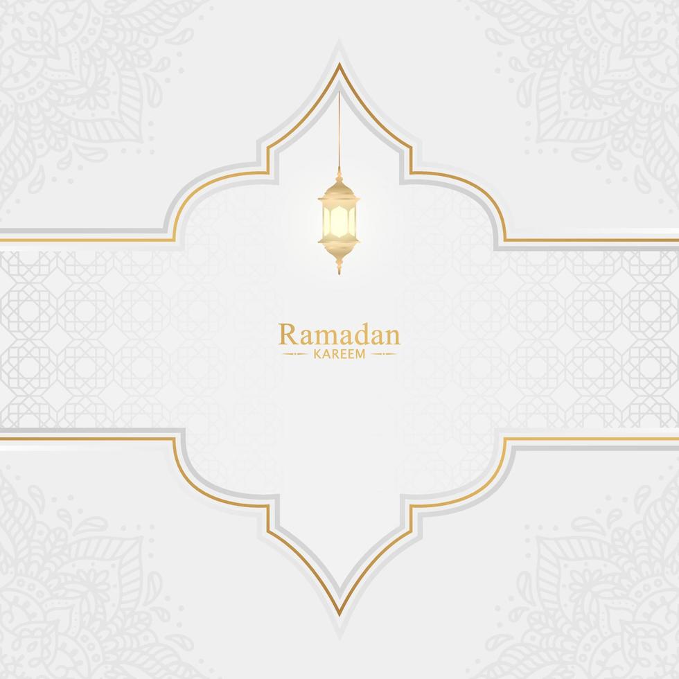 ilustración de fondo islámico ramadan kareem vector