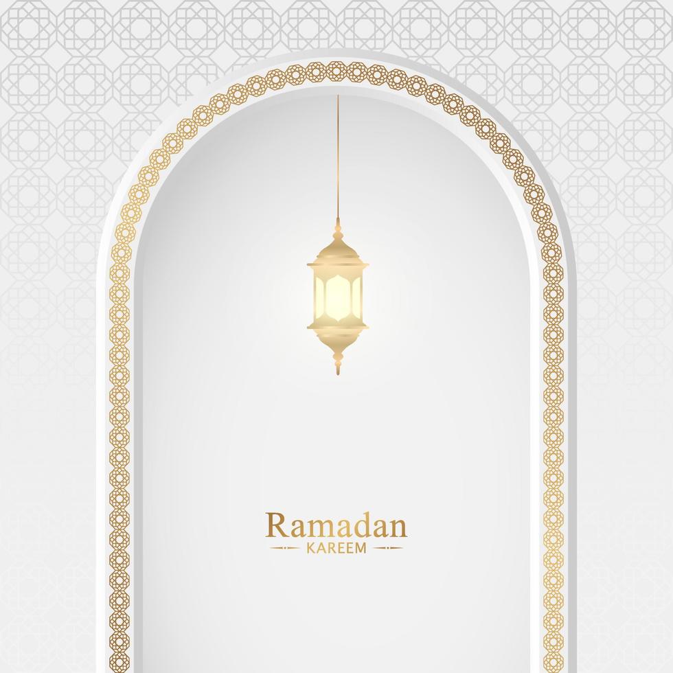 ilustración de fondo islámico ramadan kareem vector