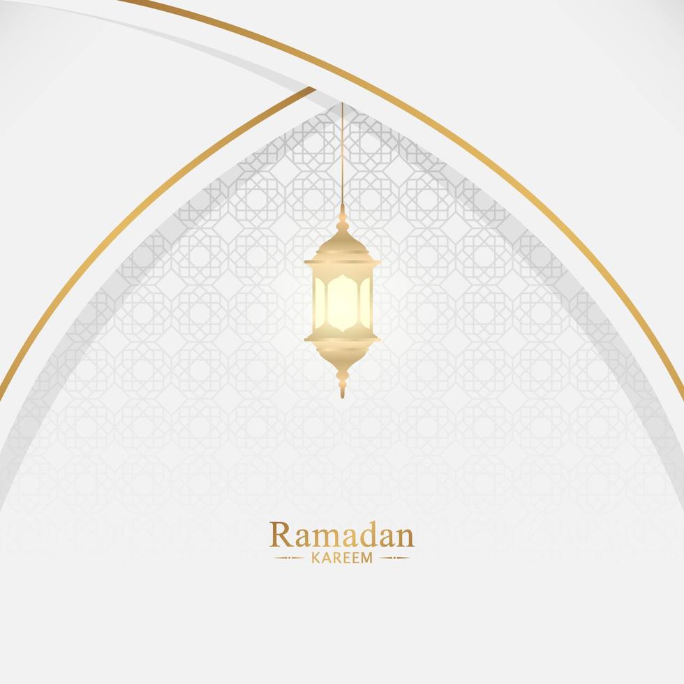 ilustración de fondo islámico ramadan kareem vector