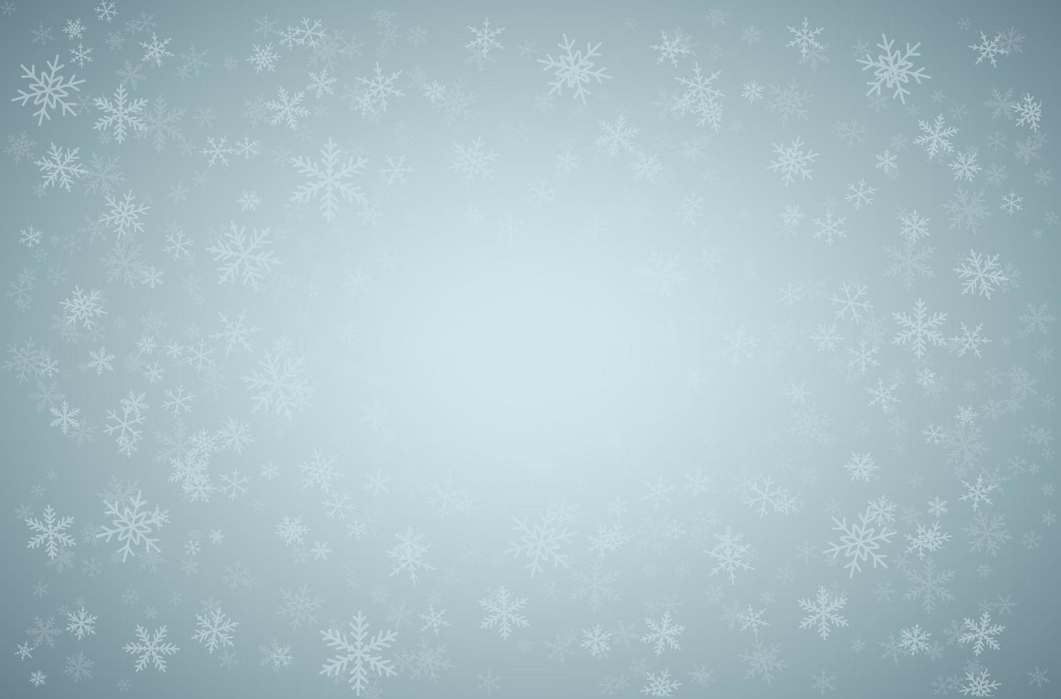 snowflakes winter background illustration vector