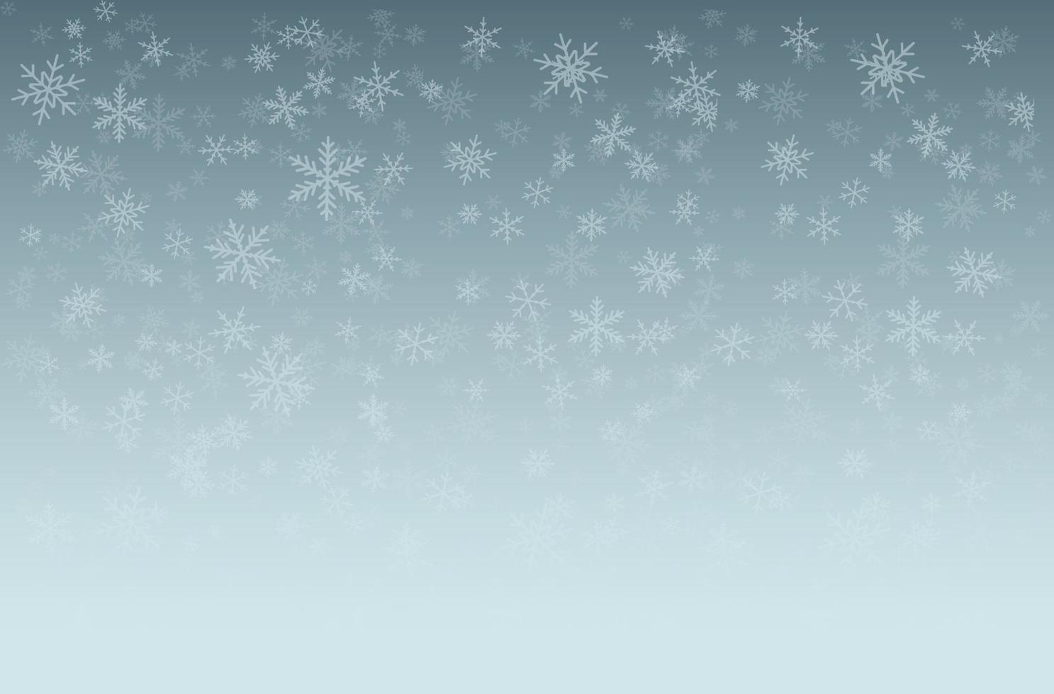 snowflakes winter background illustration vector