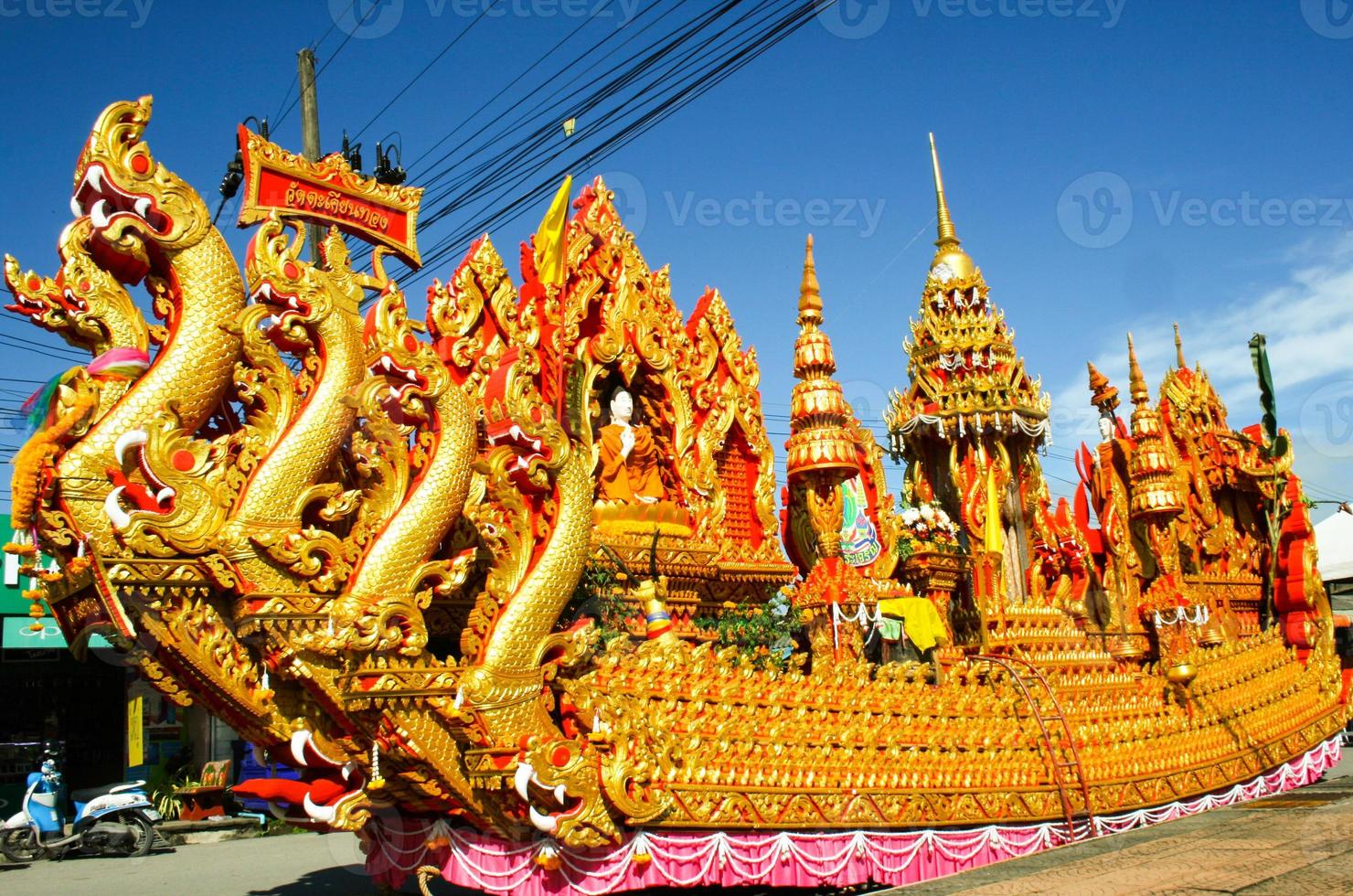 Car decoration in Thai religious fesivals in the south beauty 1 photo