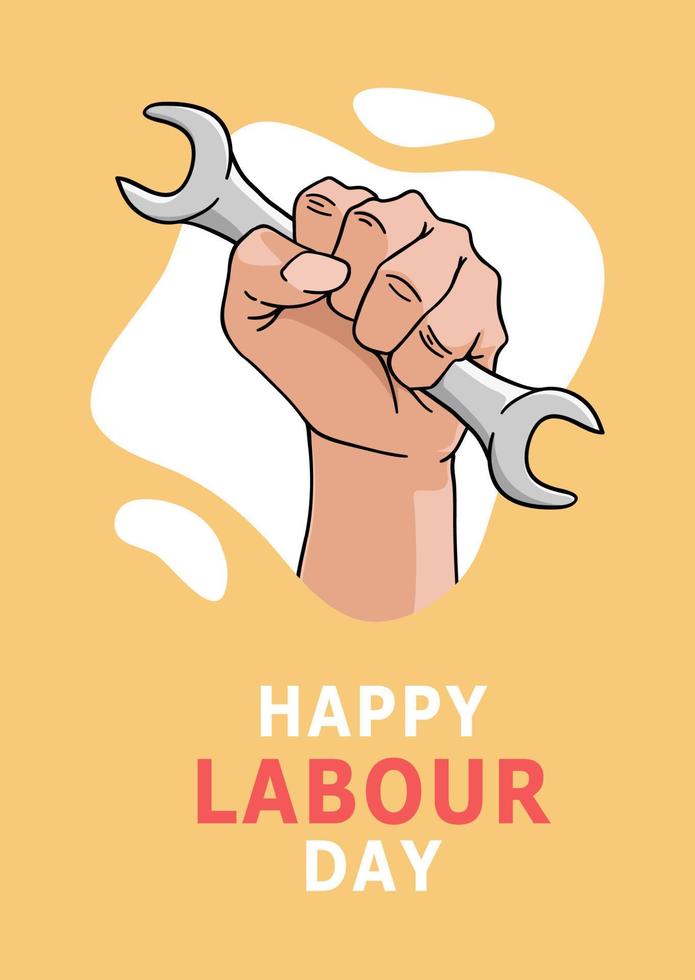 Happy Labour Day illustration background banner vector