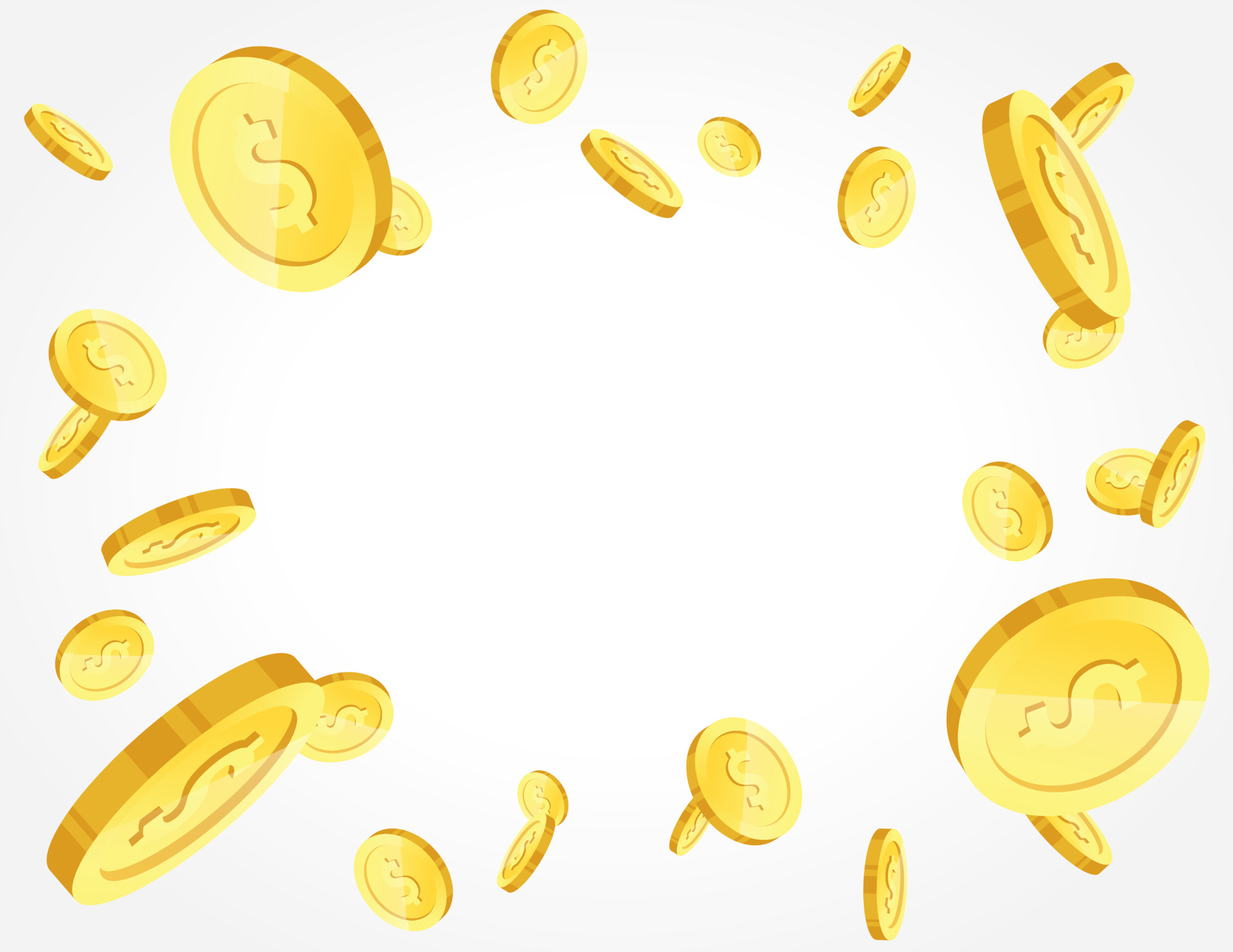 gold coins illustration background 7070493 Vector Art at Vecteezy