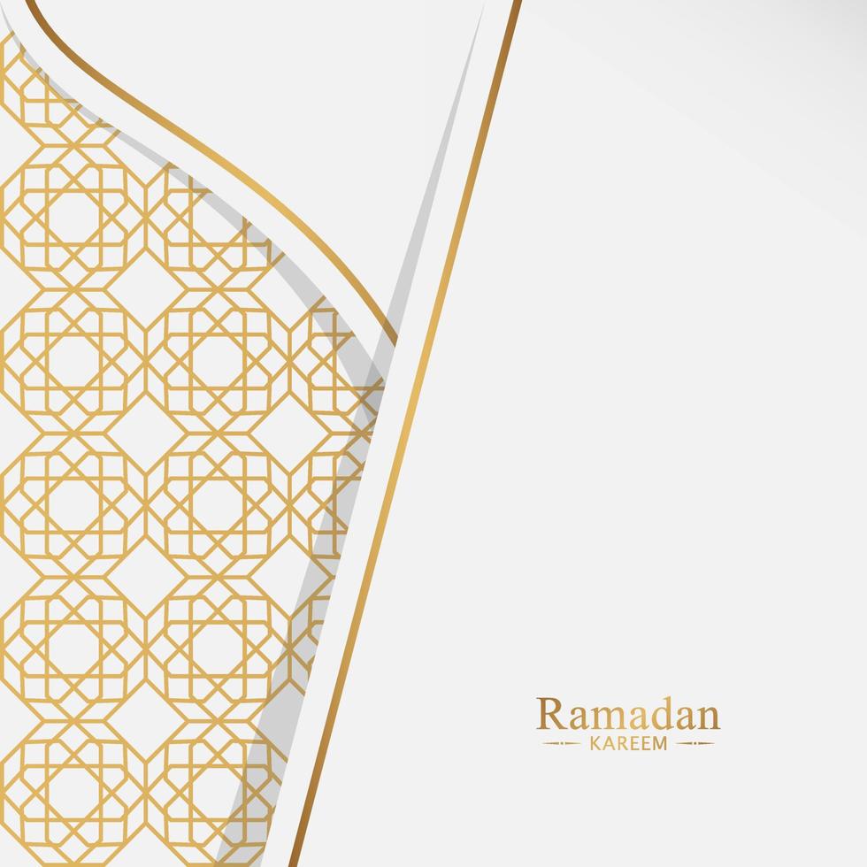 ilustración de fondo islámico ramadan kareem vector