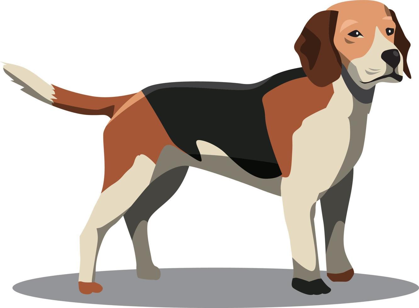 Hunter Hound Dog vector