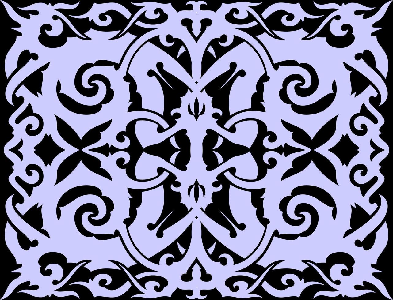Borneo dayak batik pattern. Tribal background. Stylish fabric print vector design inspiration. Creative textile background for fashion or cloth