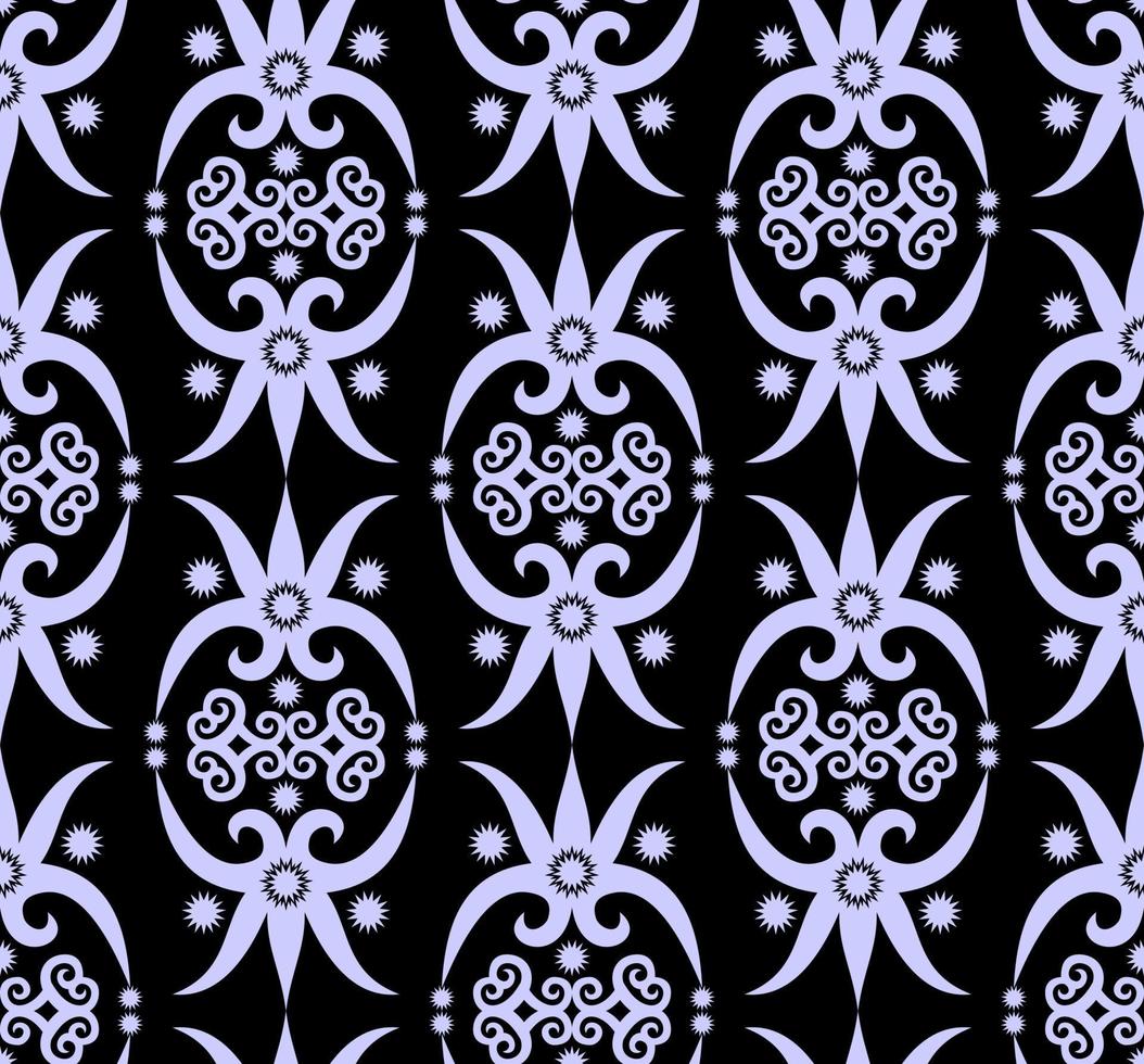 seamless patern of dayak ethnic pattern.traditional Indonesian fabric motif.borneo pattern. vector design inspiration. Creative textile for fashion or cloth
