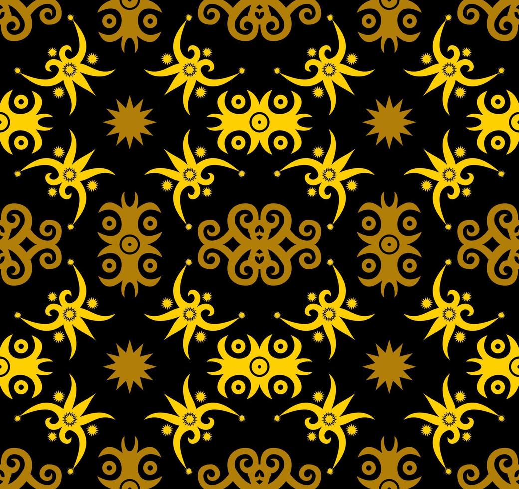 seamless patern of dayak ethnic pattern.traditional Indonesian fabric motif.borneo pattern. vector design inspiration. Creative textile for fashion or cloth