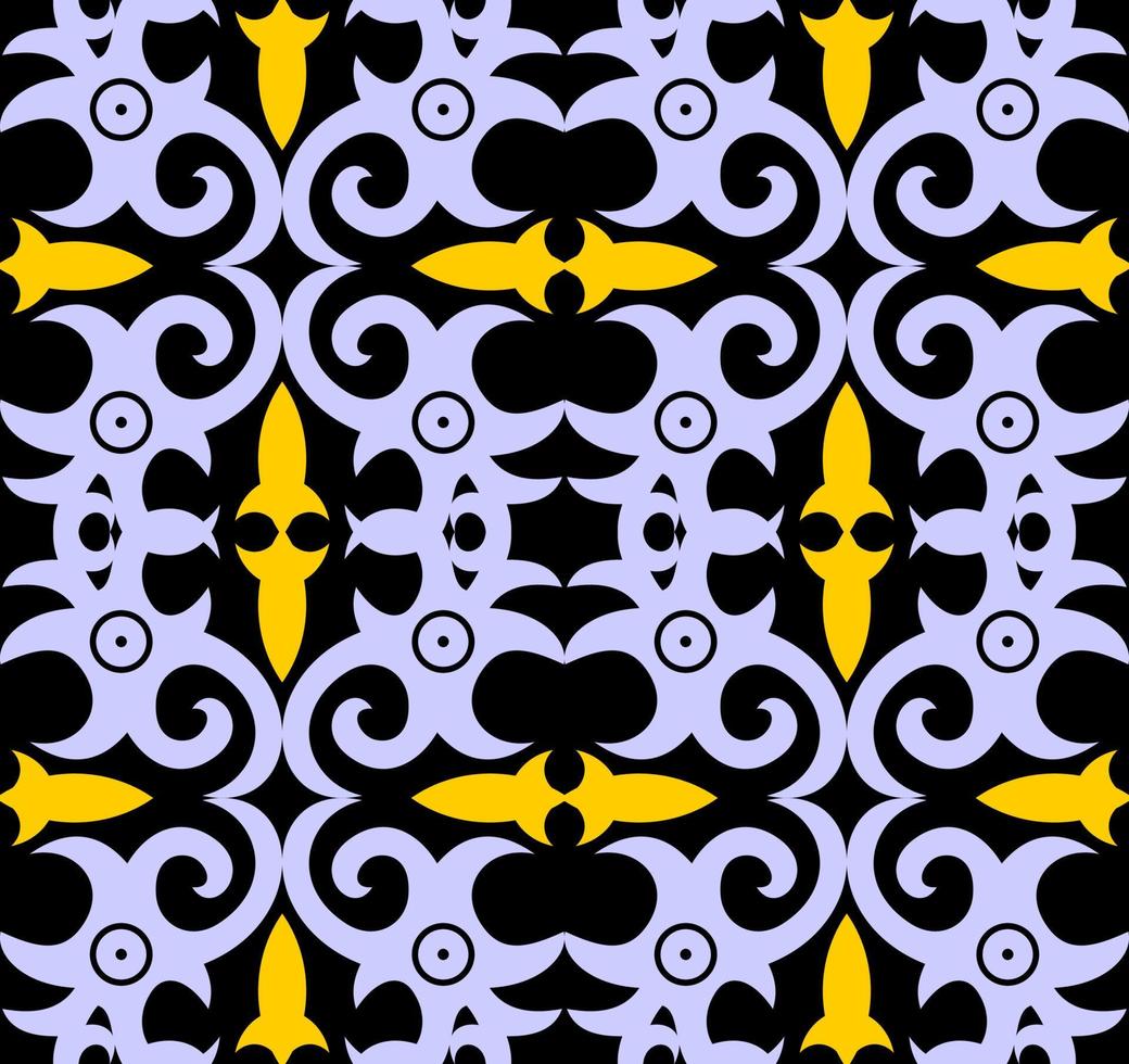seamless patern of dayak ethnic pattern.traditional Indonesian fabric motif.borneo pattern. vector design inspiration. Creative textile for fashion or cloth