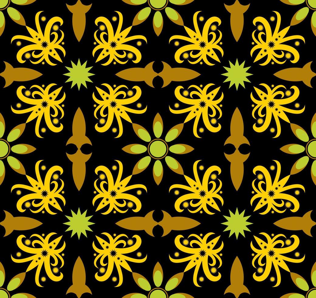 patrón sin costuras de patrón étnico dayak.motivo de tela indonesia tradicional.patrón de borneo. inspiración de diseño vectorial. textil creativo para moda o tela vector