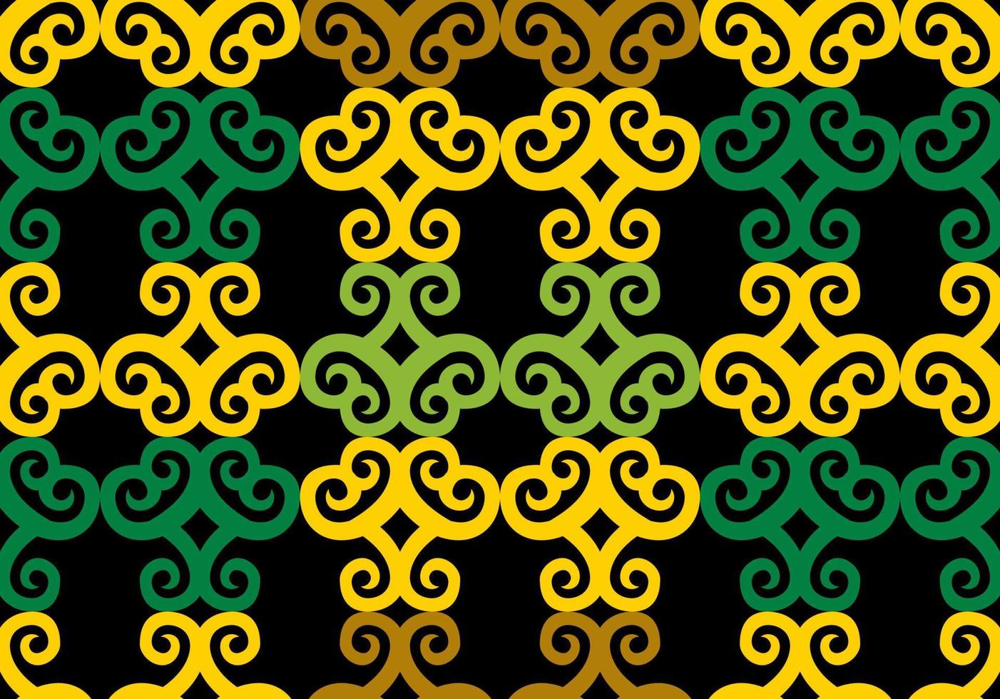 seamless patern of dayak ethnic pattern.traditional Indonesian fabric motif.borneo pattern. vector design inspiration. Creative textile for fashion or cloth