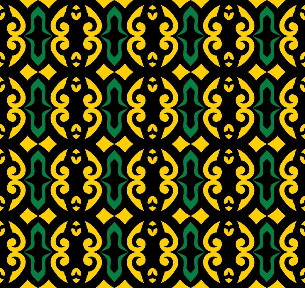 seamless patern of dayak ethnic pattern.traditional Indonesian fabric motif.borneo pattern. vector design inspiration. Creative textile for fashion or cloth