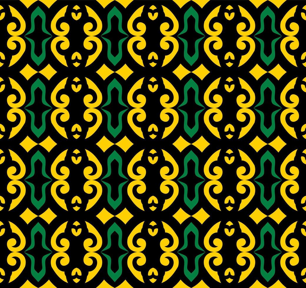 seamless patern of dayak ethnic pattern.traditional Indonesian fabric motif.borneo pattern. vector design inspiration. Creative textile for fashion or cloth