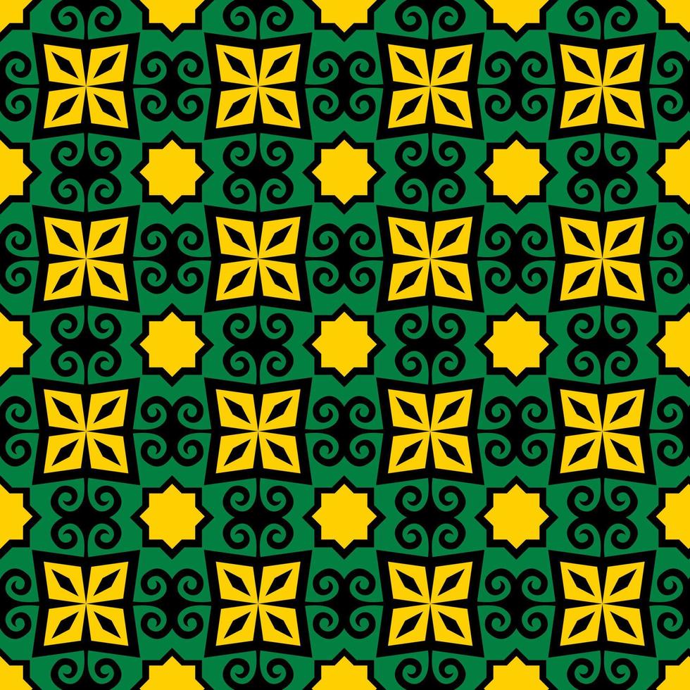 seamless patern of dayak ethnic pattern.traditional Indonesian fabric motif.borneo pattern. vector design inspiration. Creative textile for fashion or cloth