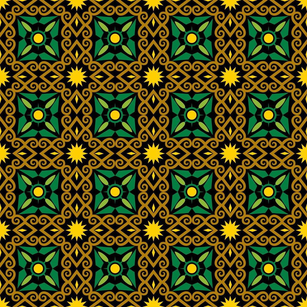 seamless patern of dayak ethnic pattern.traditional Indonesian fabric motif.borneo pattern. vector design inspiration. Creative textile for fashion or cloth