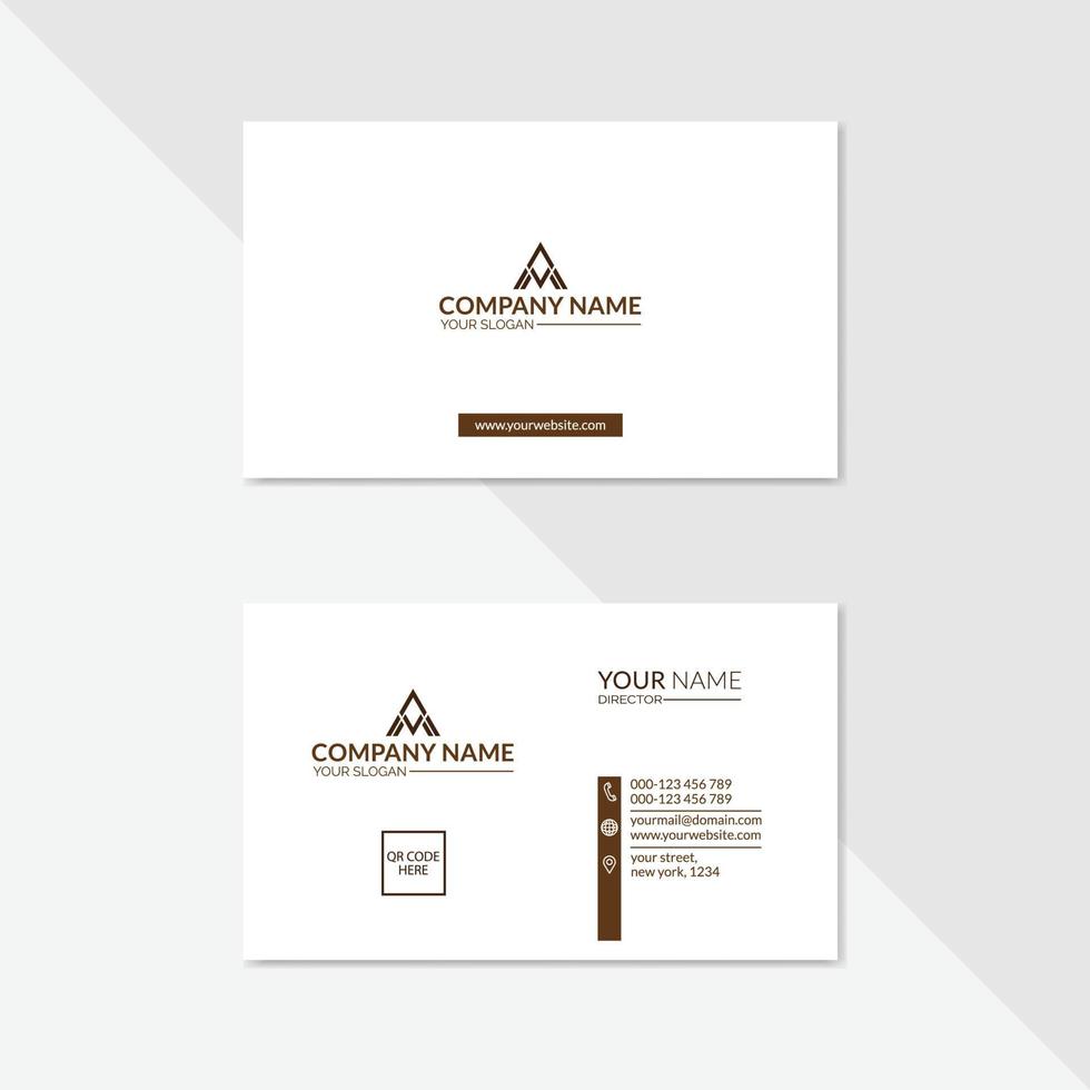 CORPORATE BUSINESS CARD vector