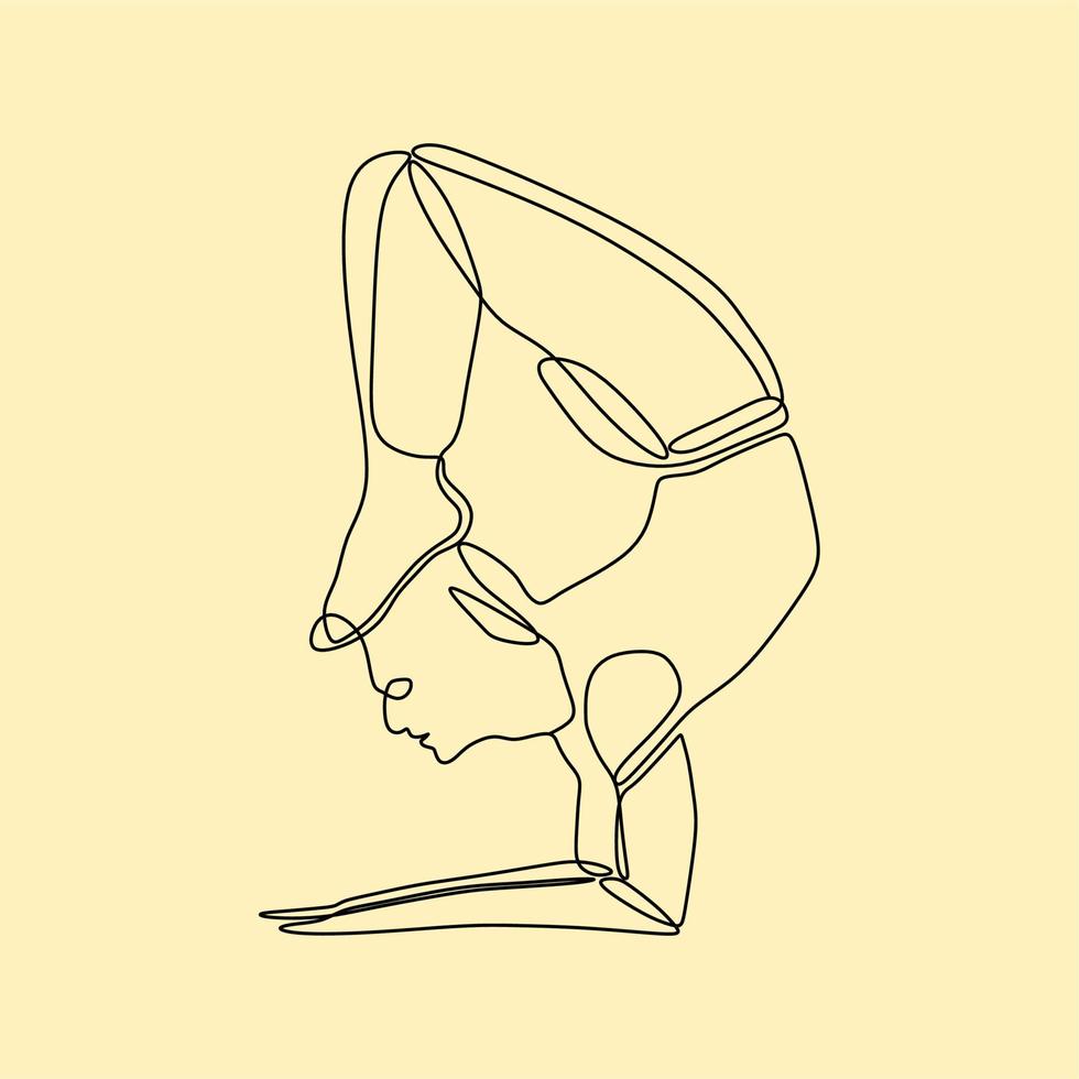 continuous line drawing on people vector