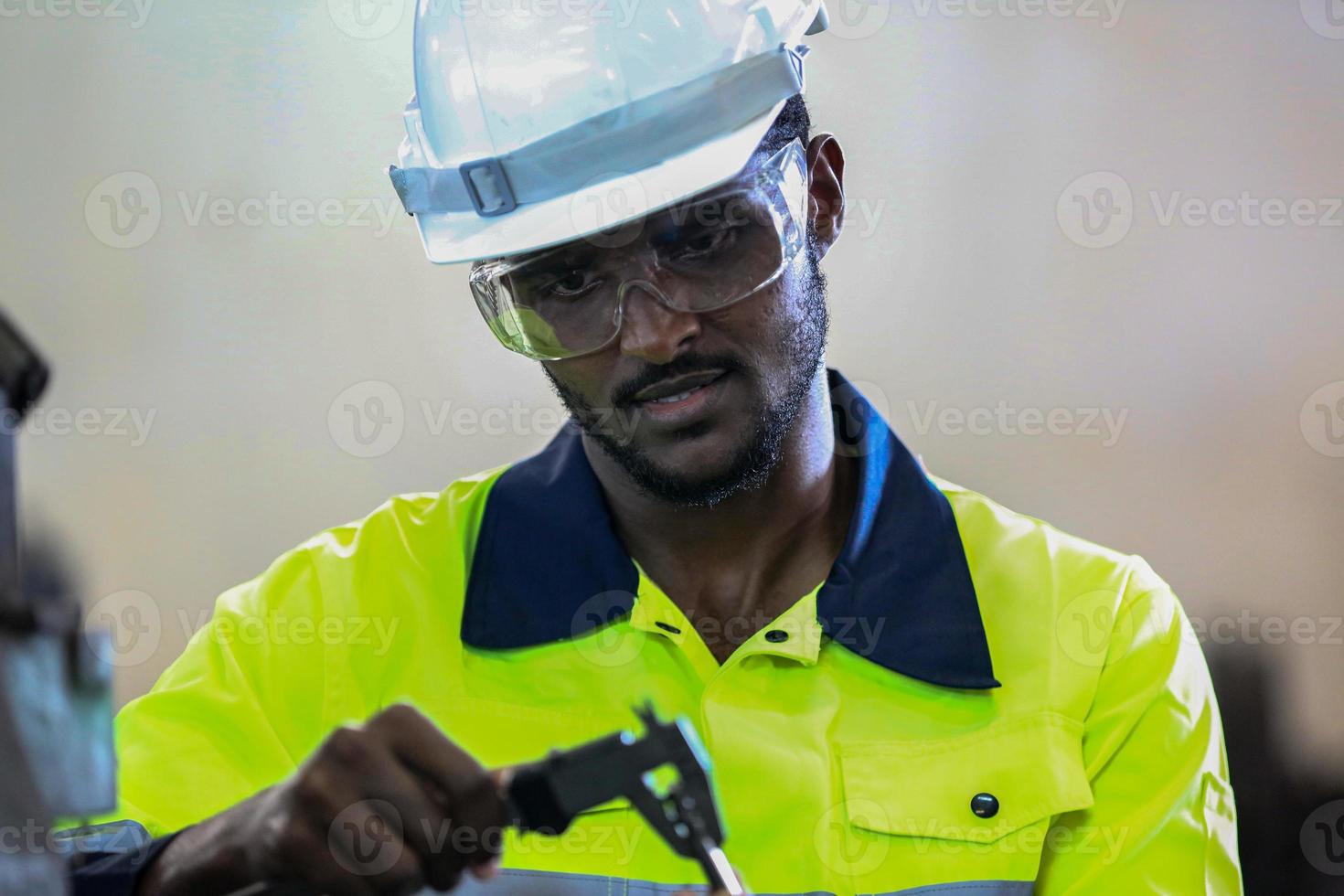Professional men engineer worker skills quality, maintenance, training industry factory worker , warehouse Workshop for factory operators, mechanical engineering team production. photo