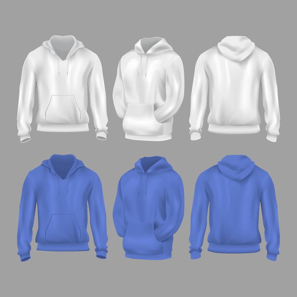 Mock Up of Hoodie in Alternative Colors 7073634 Vector Art at Vecteezy