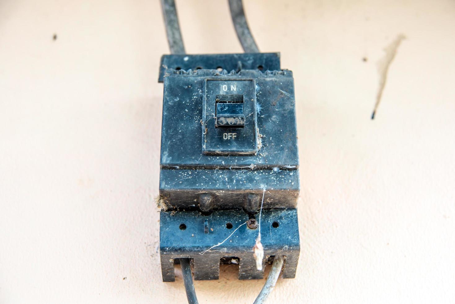 Old Dirty circuit breaker photo