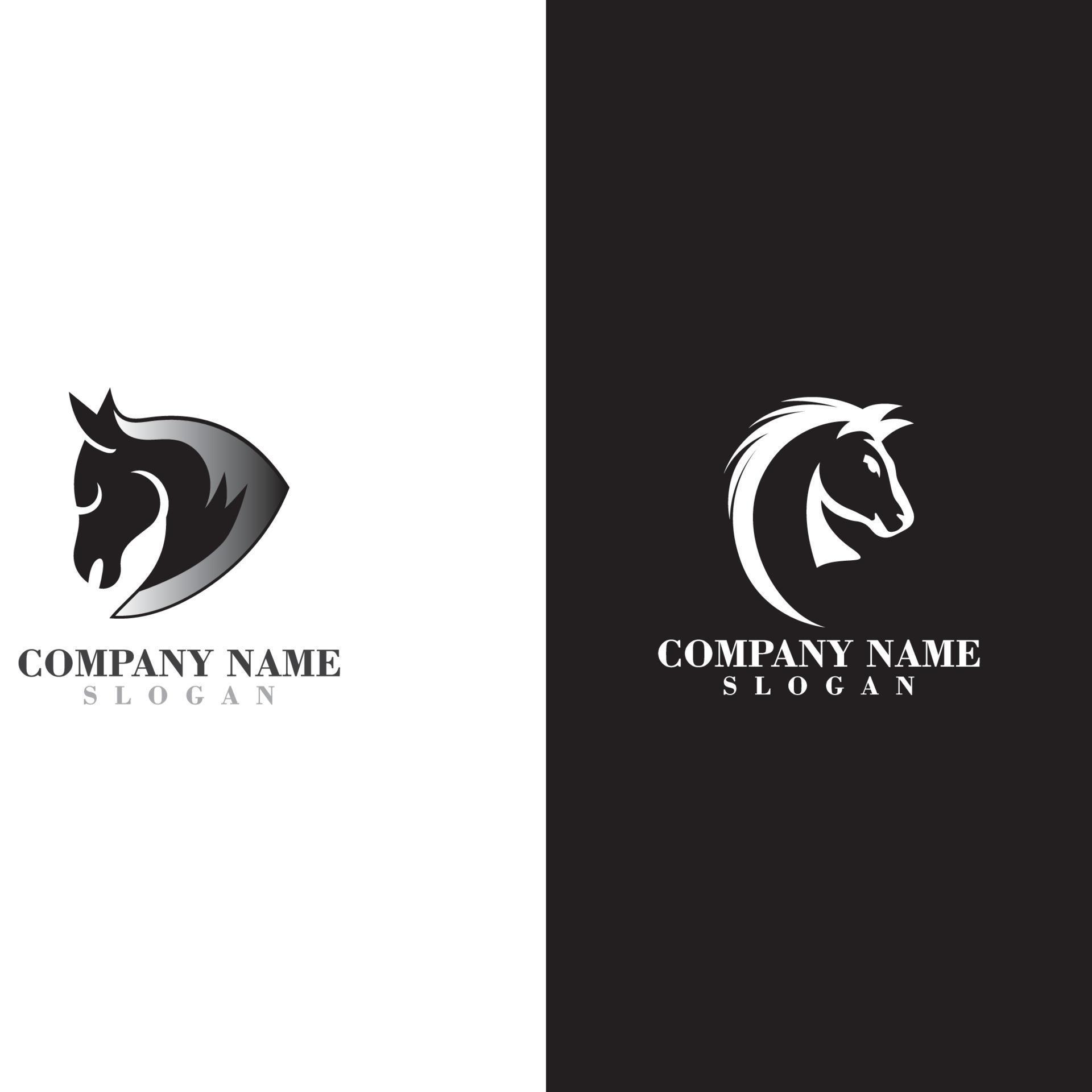 Head Horse logo design concept simple graphic template vector 7074392 ...