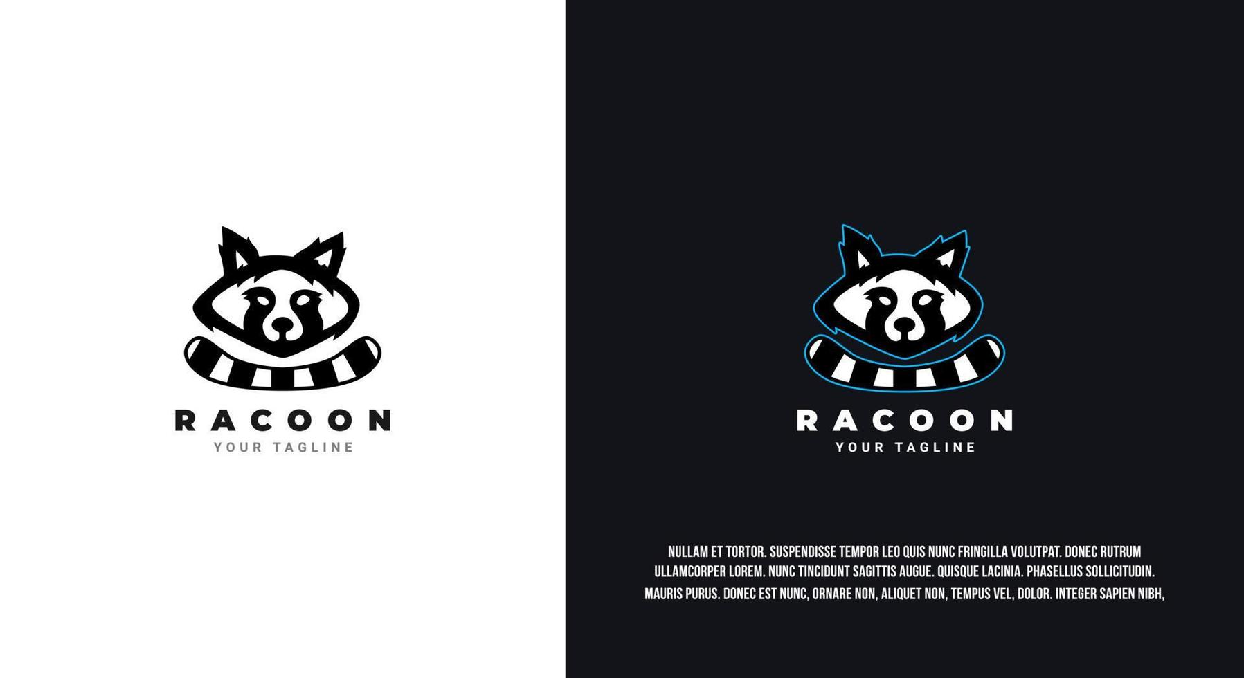 Illustration of a cool black and white logo design, easy to apply to promotional media and prints. vector
