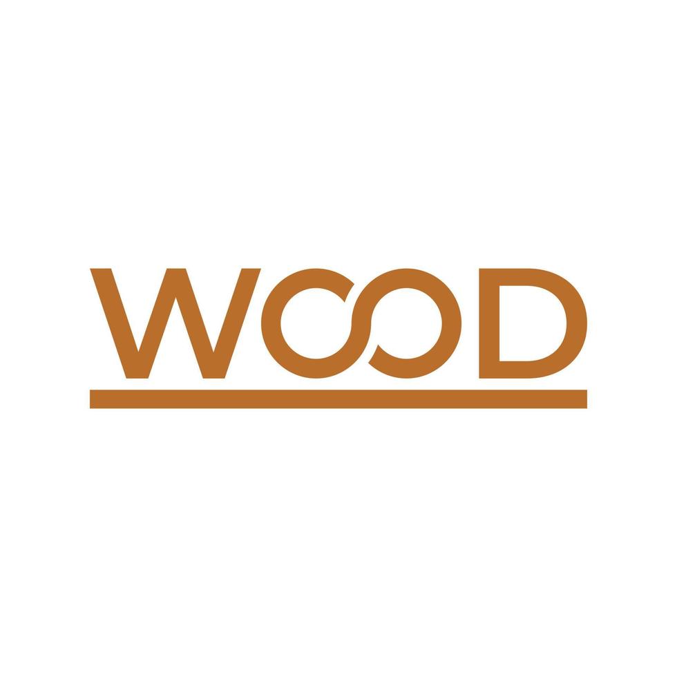 wood infinity word mark logo vector