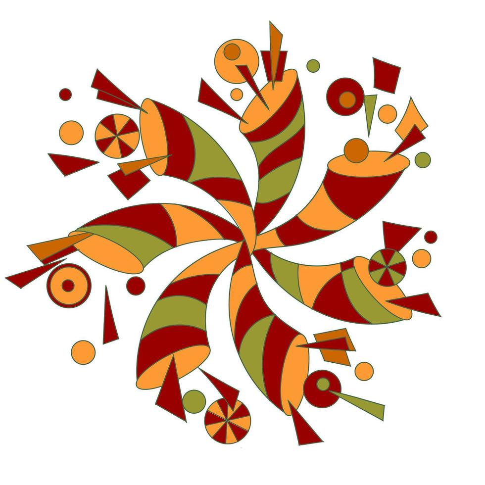 abstraction vane cornucopia vector