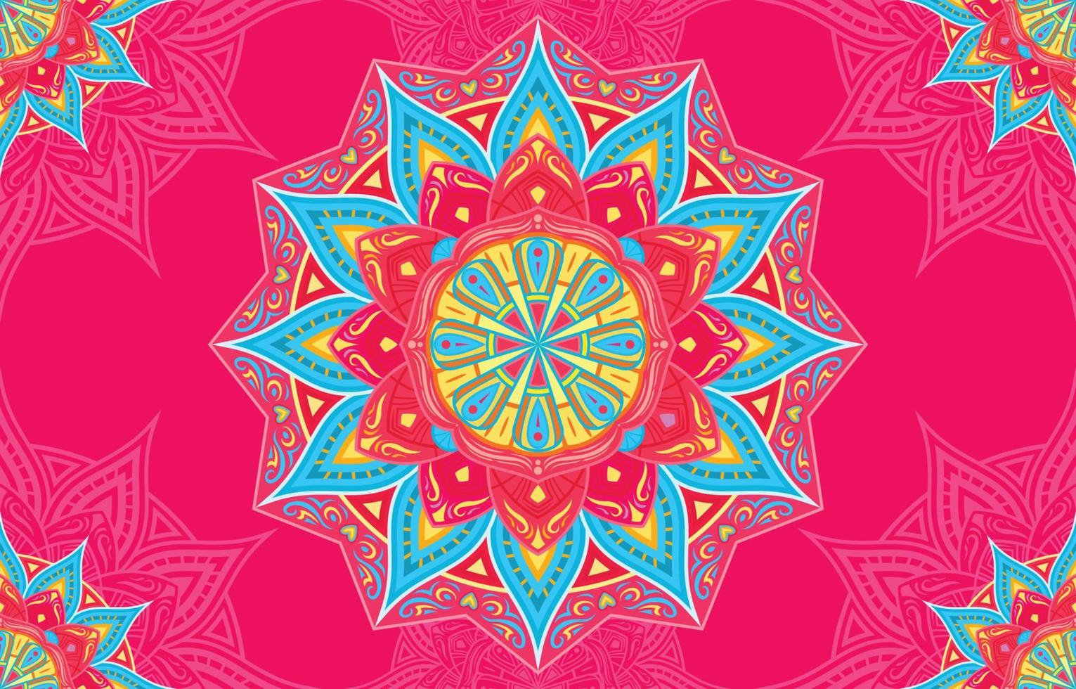 mandala de fondo transparente vector