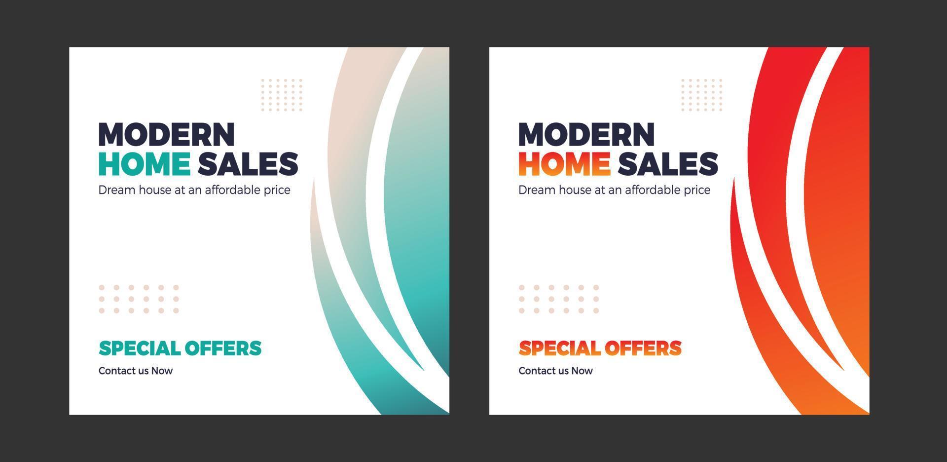 Modern Business Banner vector