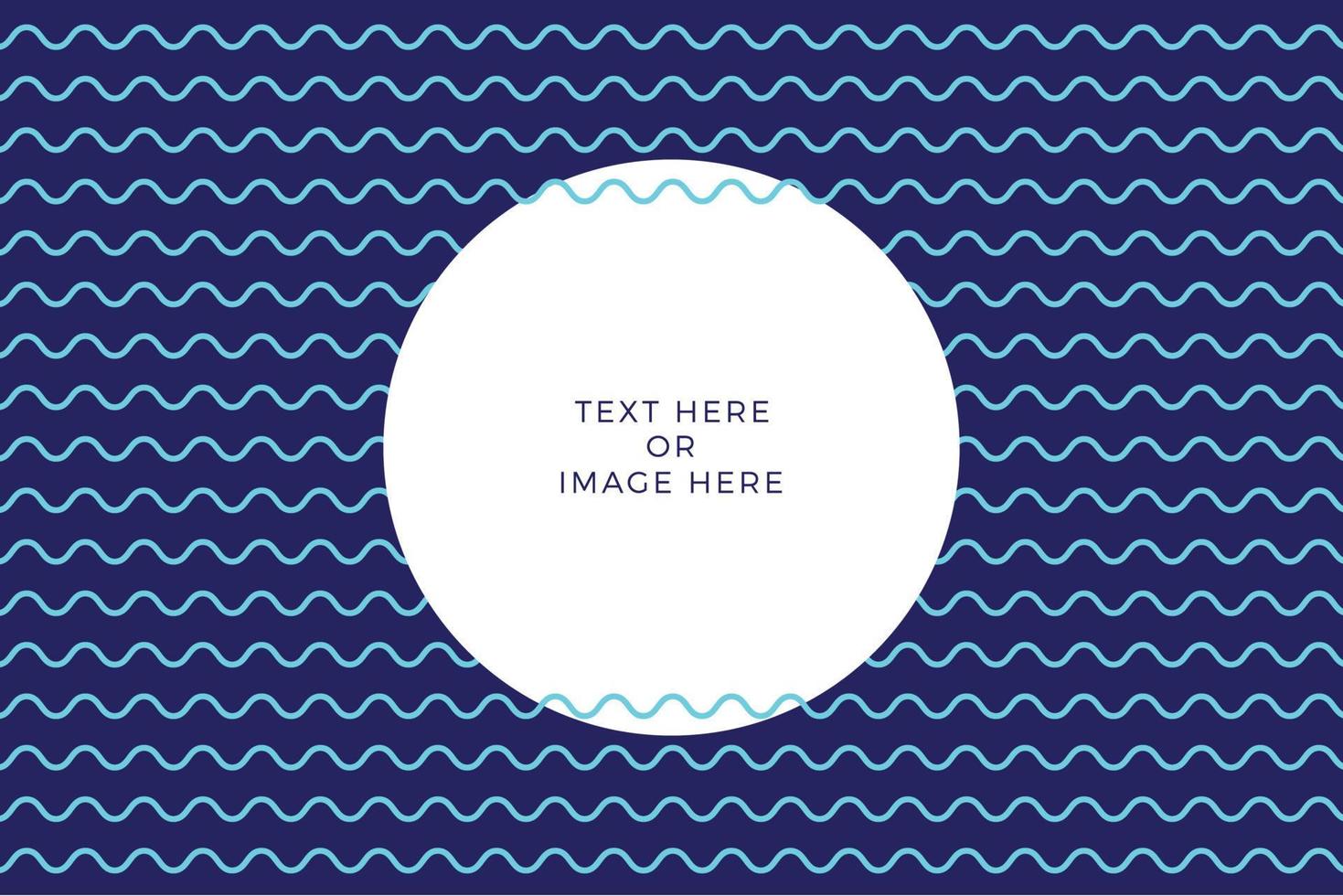Wave style line pattern banner vector
