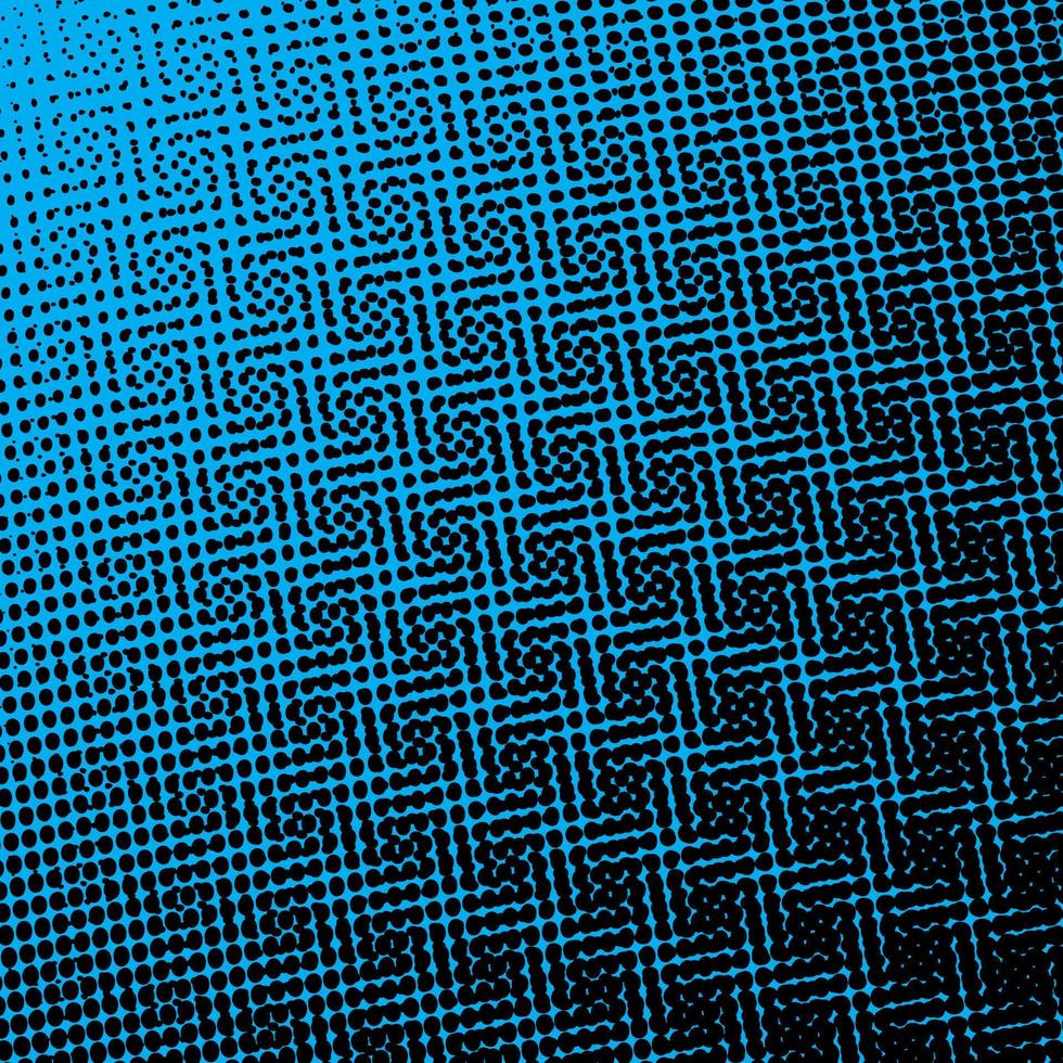 Blue gradient design background with art pattern style vector
