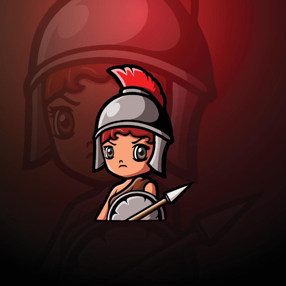 gamer mascot logo design vector
