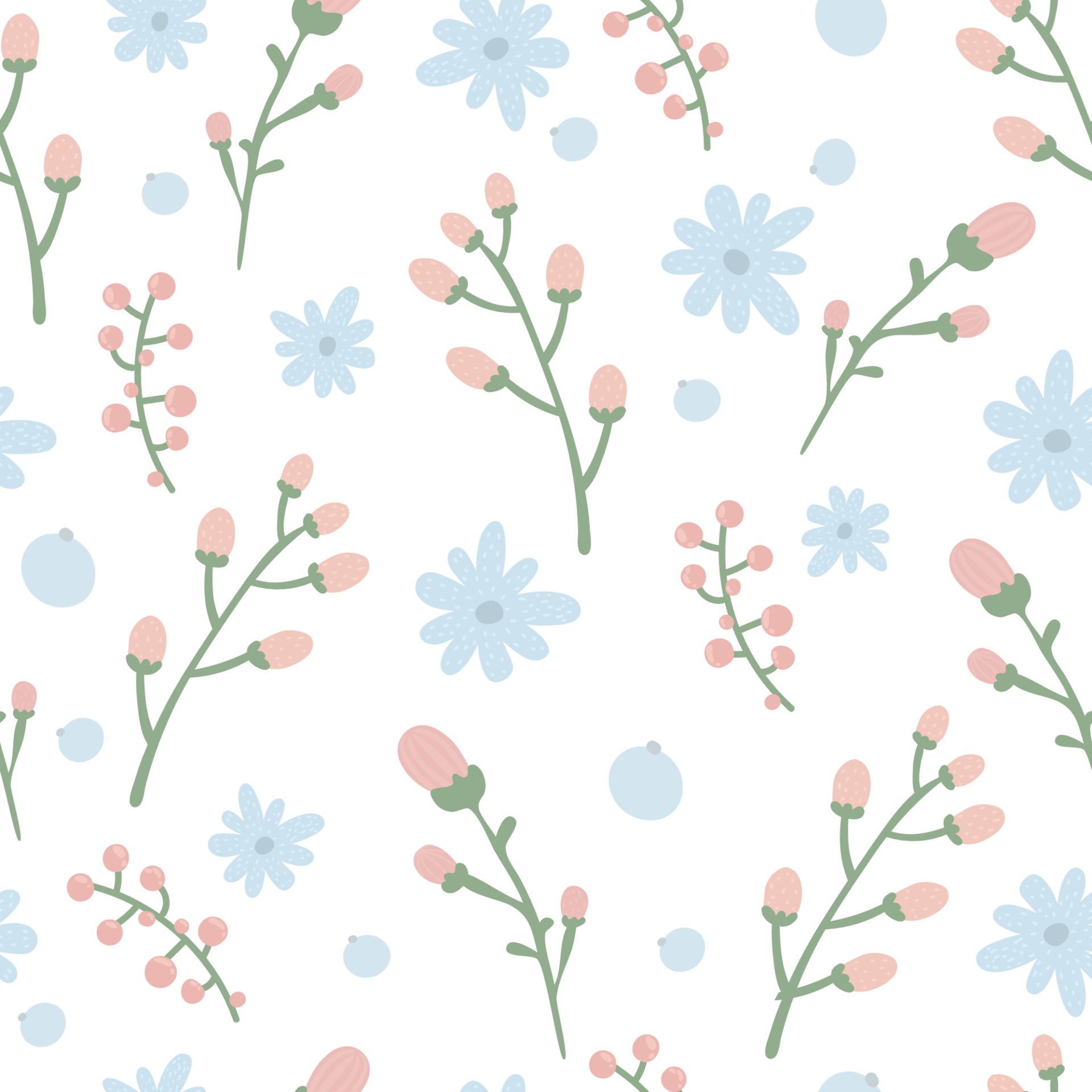 medlem øge Konvention Floral pattern. Pretty flowers on white background. Printing with small  pink flowers. Ditsy print. Cute elegant flower template for fashionable  printers 7076292 Vector Art at Vecteezy
