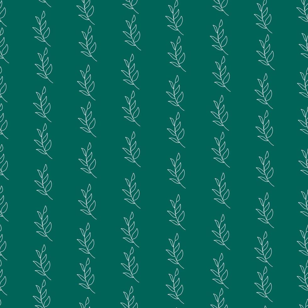 Floral pattern. Pretty flowers on dark background. Printing with small branch. Ditsy print. Seamless texture. Cute template vector