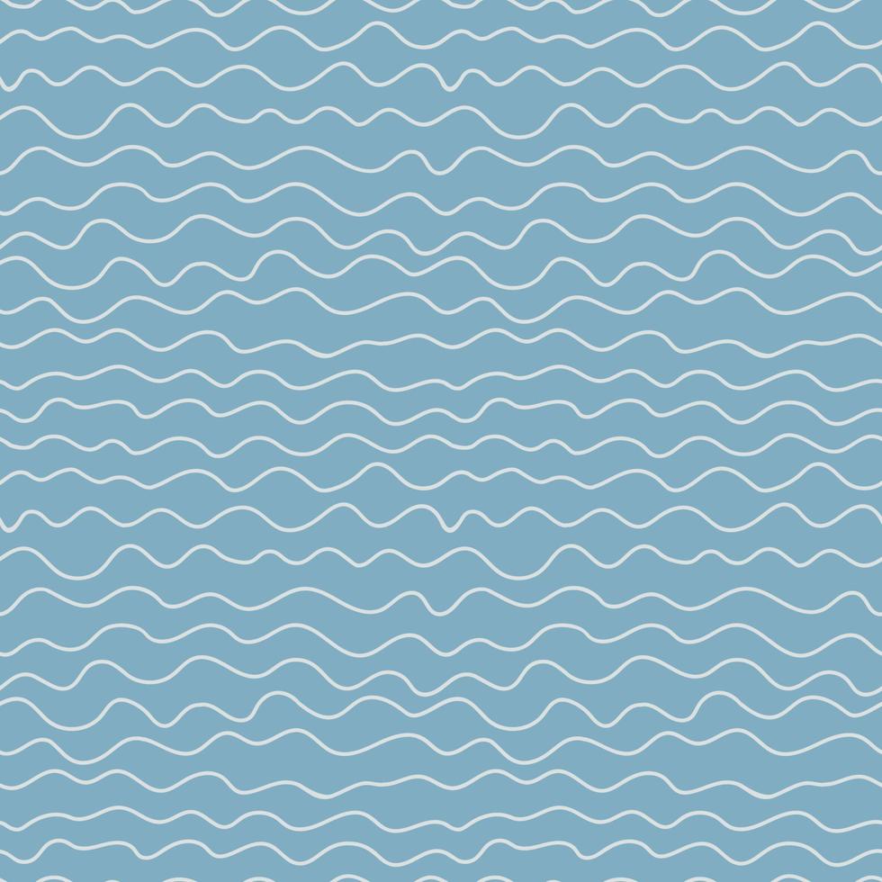 Wave pattern seamless abstract background. Stripes wave pattern for summer vector design. marine pattern. Geometric simple background.  for wallpaper, wrapping paper, fabric