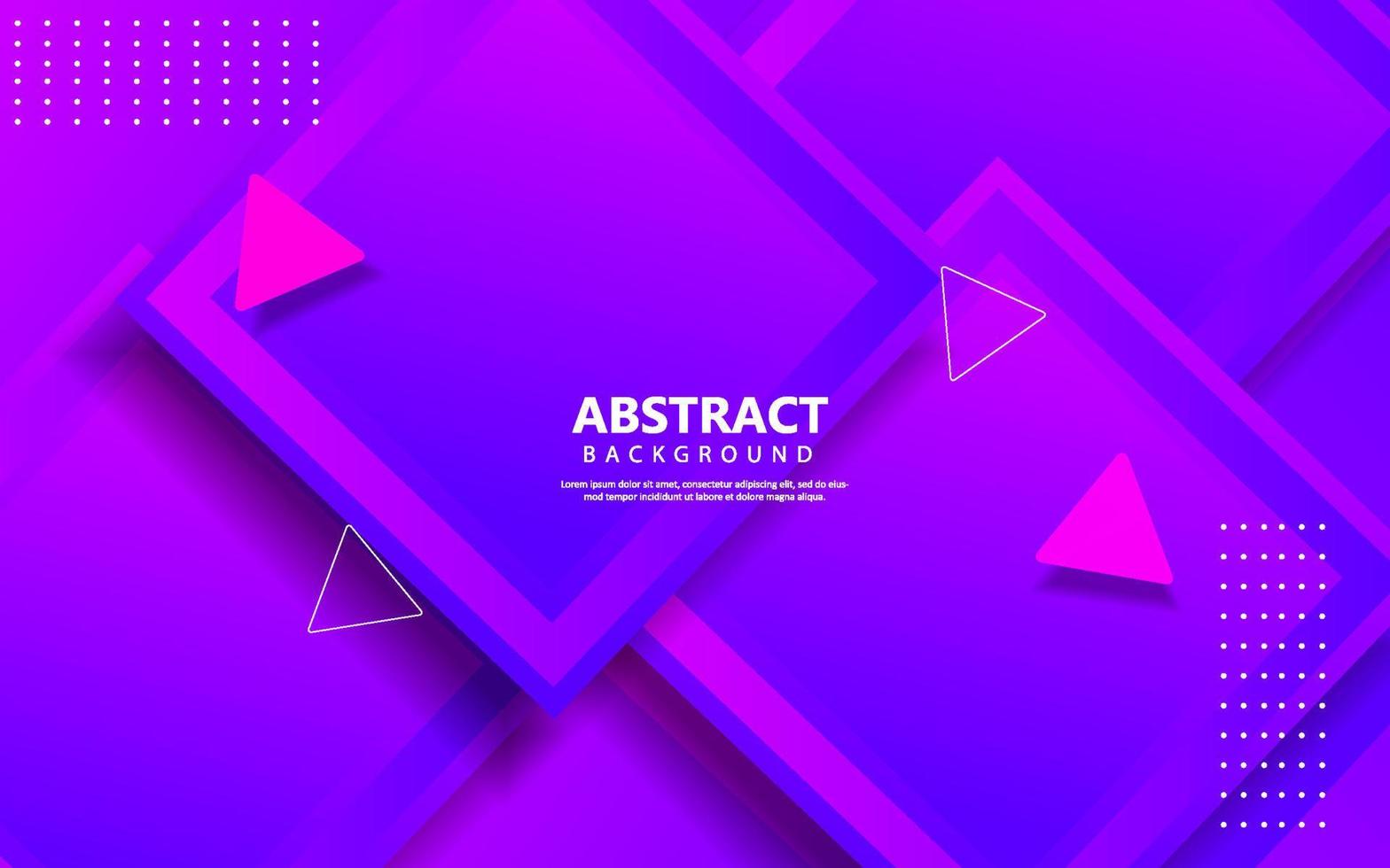 Modern abstract geometric purple color background vector