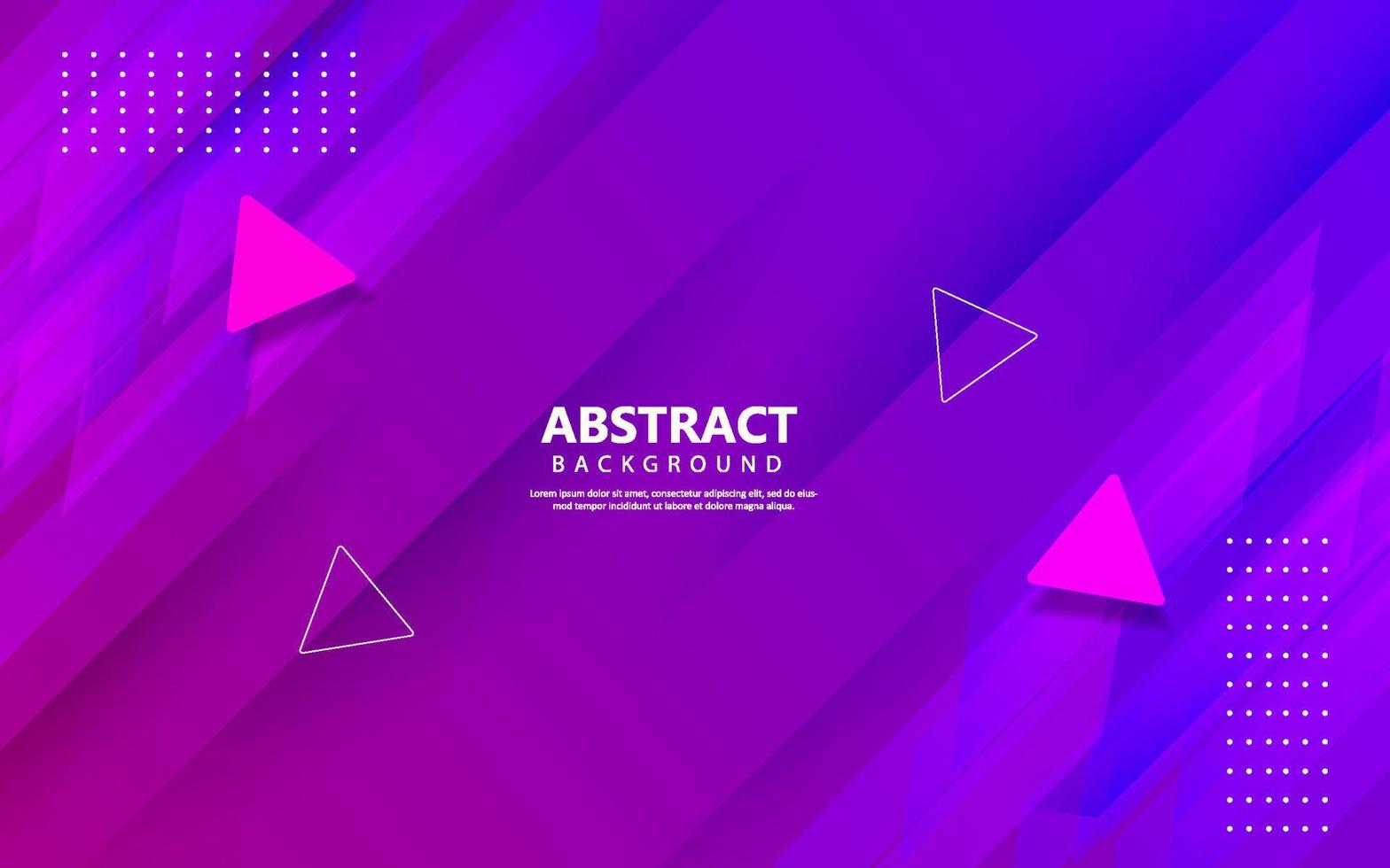 Modern abstract geometric purple color background vector