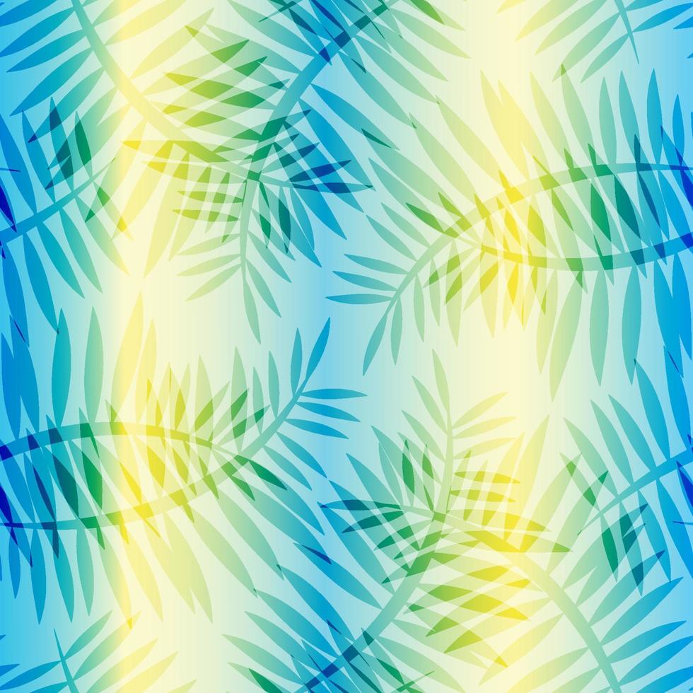 ilustración vectorial de hojas y flores tropicales de monstera. estampado de verano. bandera vectorial diseño de arte de línea de tinta. patrón sin costuras vector