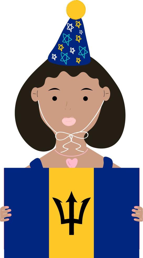Flag Of Barbados vector