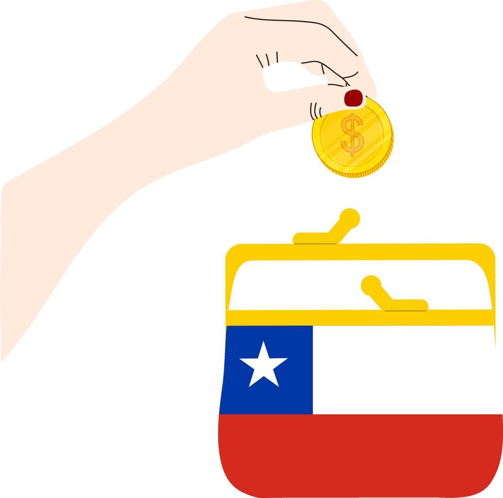 Flag Of Chile vector