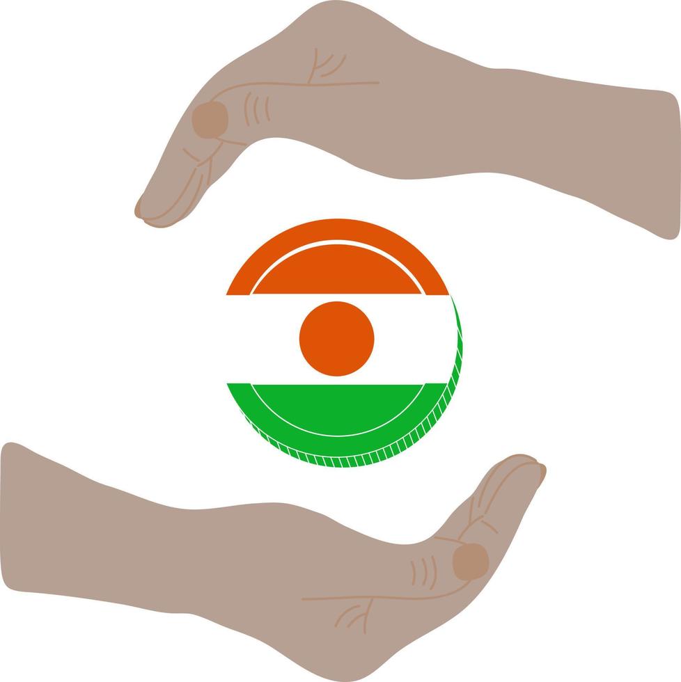 Flag Of Niger vector